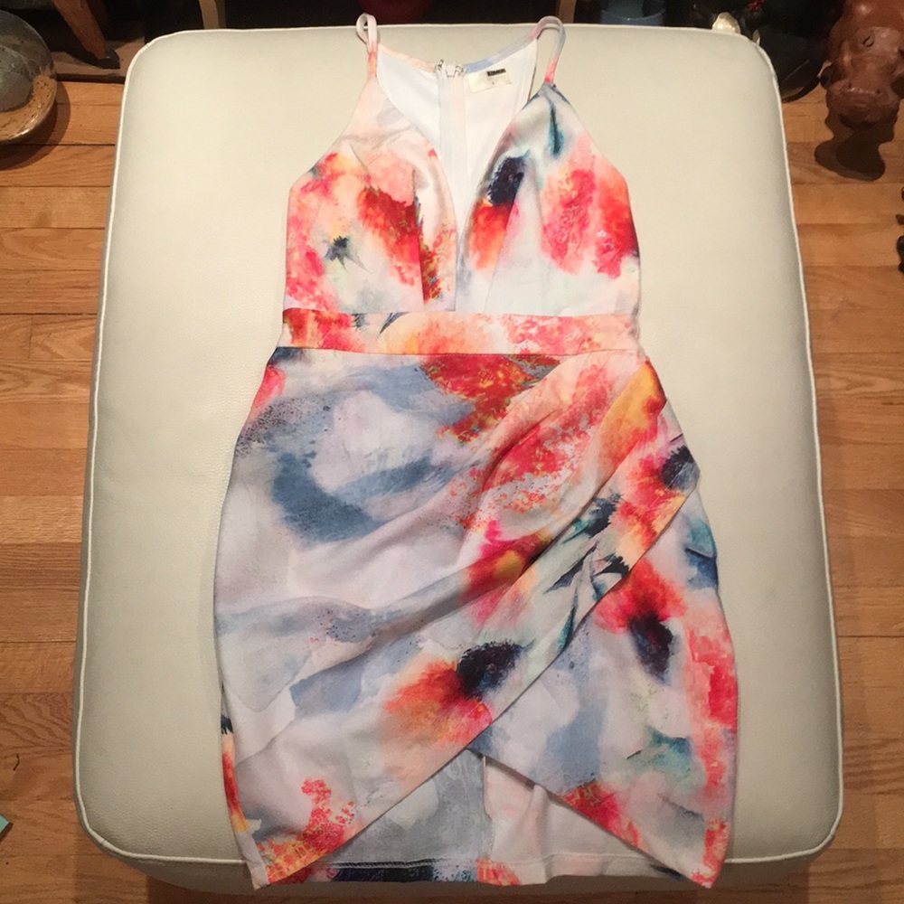 Rumor Boutique Wrap Skirt Bodycon Dress
